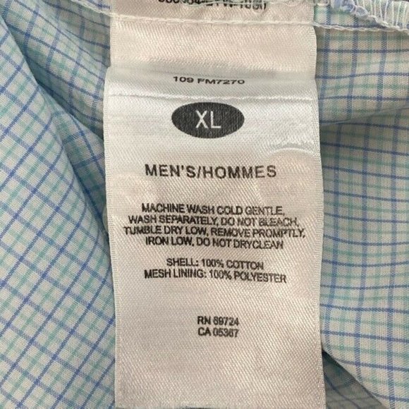 Columbia PFG Men's Sky Blue 100%Cotton Collared Button Down Casual Shirt Size XL - Picture 6 of 12